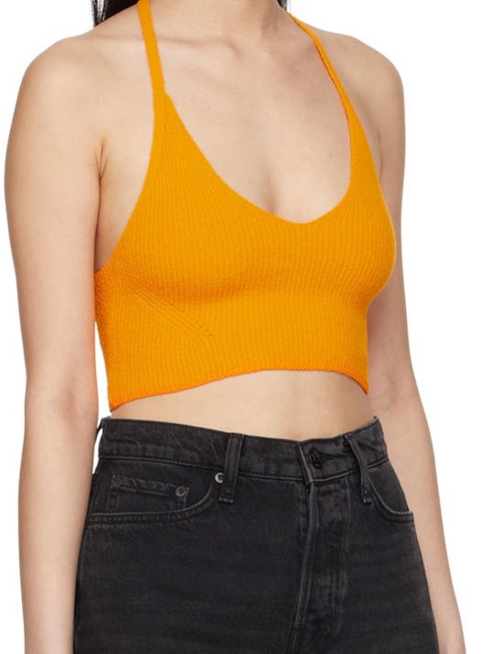 Rag and bone cotton orange tank top - Picture 4 of 7